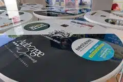 Table marquée